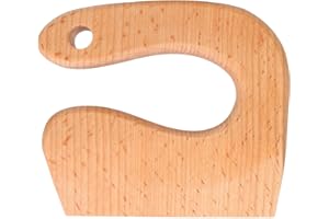 VBESTLIFE Cuchillo de Madera para Ni?os, Cuchillo Seguro para Frutas Y Verduras, Cortar Frutas Y Verduras, Cuchillo de Madera para Ni?os, Cuchillo de Madera, Juguetes(#1)