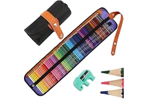 Nakeey zestaw 72 kredek do rysowania, profesjonalna mieszanka kolorów i szkicowania, drewniane kredki do kolorowania, dla dorosłych, uczniów, dzieci