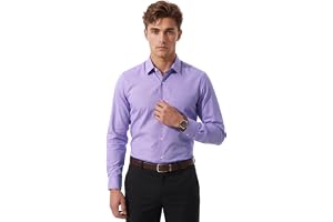 Peter England Men's Everday Regular Fit Solid Shirt | Cotton Rich | 5-Pin Pocketing