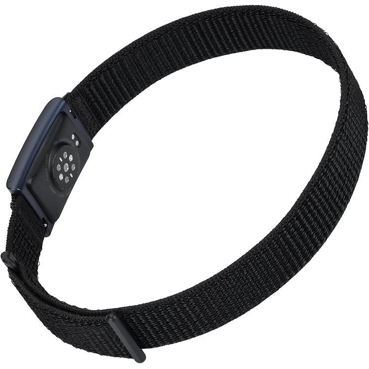 Verstelbare Bicep & Enkelband 22mm Voor Amazfit Helio - Nylon Sport Loop - Comfortabel & Ademend