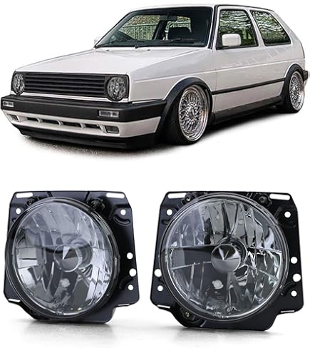 JOM Scheinwerfer Für VW Golf 1 - Klarglas Mit Fadenkreuz