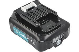 ZUIRUNDA Batería de ion de litio de repuesto para Makita BL1021B BL1015 BL1020B BL1041B BL1016 197396-9 632F59-1 (12 V, 3,0 Ah)
