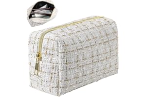 QOMJUFA 1 x Neceser grande con compartimentos para mujeres, hombres, niñas y niños. Neceser escolar, neceser de maquillaje, neceser infantil o neceser de viaje.