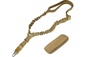 ‎REDAPRIC 1 Punkt Sling Riemen für Gewehr einstellbare Flexible Schnellspanner EIN Punkt Gewehr Riemen langlebig Riemen mit Metallhaken für Outdoor-Sportarten