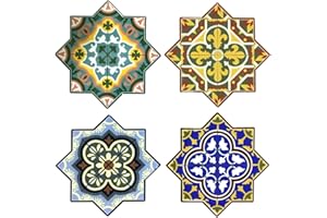 Vidal Regalos Posavasos x4 Modelos Hidraulico Estrella Ceramica 11 cm