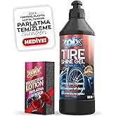 Zolx Lastik Parlatıcı Temizleyici Jel Lastik Temizleme Jeli 500ml + S&uuml;nger HEDİYELİ.