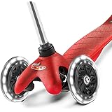 Set di ruote luminose con micro LED, per mini scooter, kickboard, unisex