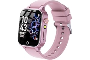 YEDASAH Smartwatch per Bambini con 26 Giochi, Schermo HD, Musica, Orologio Intelligente Bambini Modalità Silenziosa, Contapassi Calorico Sveglia Video Torcia, Ragazzi e Ragazze Regalo di Natale 4-12 anni