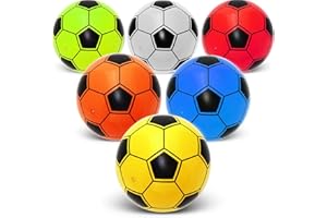 Cheerset Balón de Fútbol Pelotas de Plástico PVC 21 cm - Juego de Pelotas Inflables para Niños