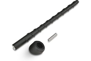 Show Chrome Accessories 41-180 Short Spiral Antenna 7 1/2" Tall