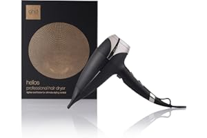 ghd Helios, Asciugacapelli Professionale Ionico Anticrespo, Asciugatura Rapida per Capelli più Lucenti con Motore Brushless, Bassi Livelli di Rumorosità, Design Ergonomico e Leggero
