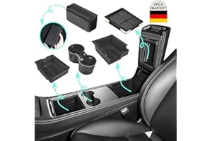 Imaicept Lot de 5 Tesla Model y Pièces, Tesla Model y 2023 Accessoires Matériaux de Qualité, Accessoire Tesla Model y pour Argent, Téléphone, Clé, Passeport, pour Tesla Model 3 Model Y 2021 2022 2023