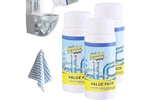GENERISCH Vollstern Abflussreiniger Schaum Extra Stark, Wild Sink And Drain Cleaner, Vollstern Rohrreiniger Extrem Stark, Hochwirksamer Rohrreiniger Mit Aktivschaum, Für Küche, Bad, Toilette Und Balkon (3 PCS)