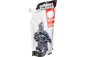Swiss Arms Billes Blanche 0,25 gr Sac de 1 Kg