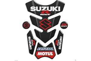 TANKPAD Kit d’autocollants de protection en résine effet 3D, pour réservoir de Suzuki GSX-R K3