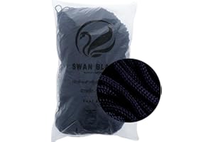 FILATI ITALIANI cordini swan black, 500g e assortimento accessori per borse (blu)