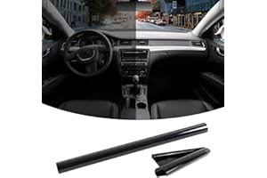 MOMOTOU Film teinté pour vitres de Voiture Teintant Un Film Noir très foncé 5% / 15% / 20% / 25% / 35% / 50% (300 * 50cm) (5%)