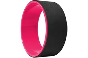 BodyRip Yoga Wheel Roller Ring | Foam Stretcher, AB Strengthener, Thigh Muscle Massager, Back Pain Relief, Sleep Meditation | Workout Accessories, Pilates Equipment, Gym Hoop, Home Excersize