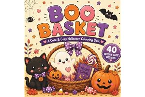Boo Basket: A Cute & Cosy Halloween Colouring Book