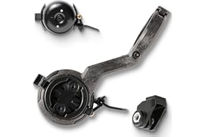 CloseTheGap Raceday sl Karbon Fahrradcomputer Halterung - Fahrrad Lenkerhalterung für 31,8 mm Lenker-Vorbau, mit Adapter kompatibel mit GoPro, Garmin, Wahoo, Bryton, leichtes Fahrrad Zubehör