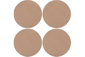 PATIKIL 8" Runde Töpferscheibenplatte, 4 Stück Töpferscheibenplatten für Töpferscheibe, 1/3 Zoll dicke Wurfplatten aus Ton