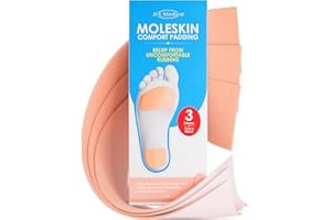 JFA Medical Moleskin Comfort Padding Tape for Feet 7cm x 40cm - Box of 3