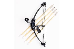 TIETHEKNOT Bogenschießbogen-Set Recurve-Bogen Doppelzielbogen Jagdbogen Compoundbogen-Katapult RH/LH für Jagd-Schießübungen Bogenschießen Unterhaltungsspaß (Composite Bow)