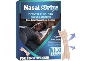 PAULI EDELSTAHLDESIGN Nasenpflaster, Anti Schnarch, 100 Stück Nasenpflaster Besser Atmen, Extra Starker Nasenstrips, Lindern Eine Verstopfte Nase Aufgrund Allergien, Schnupfen