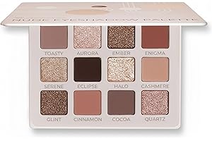 LAMORA Fard a Paupiere Palette Maquillage Yeux - Nude 12 Couleurs Shimmer Mat Ultra Pigmenté Ombre a Paupiere - Végétalienne & Sans Cruauté 2