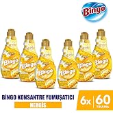 Bingo Soft Konsantre &Ccedil;amaşır Yumuşatıcısı Nergis 1440 Ml X 6 Adet