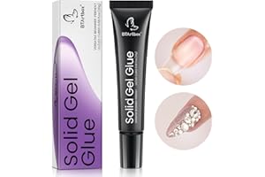 BTArtbox Super Strong UV Nail Gel 20g - 3-in-1 Adhesive, Cured Needed Glue, Easy to Use, 28+ Days Long Last