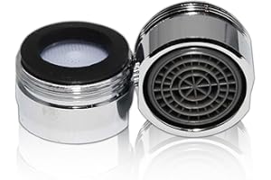 LOWENERGIE Tap Aerator 24mm Male,6ltr per Minute, Water, Energy Saving Reduce Bills Chrome. Pack Sizes (1)