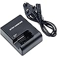 MH-25a Battery Charger for Nikon : for EN-EL15 EN-EL15a EN-EL15b Battery Compatible with D500 D600 D780 D850 D750 D7000 D7100 D7200 D7500 D810 Z5 Z6 Z7 Z6 III Z7II Z8 Z f Z fc Digital Cameras