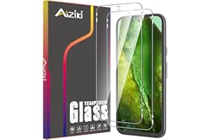 Aiziki Szklana osłona ekranu do Google Pixel 8a folia ze szkła hartowanego, ochrona przed uderzeniami, odporna na pękanie, odporna na zarysowania, przezroczysta HD, bez pęcherzyków powietrza, [2