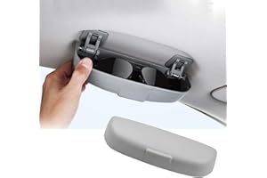 ‎SKTU SKTU Auto Brillenetui für Mercedes GLA X156 / GLC X253 / A Klasse/B Klasse/C Klasse Auto Sonnenbrillenhalter Brillen Aufbewahrungsbox ABS-Material (Grau)