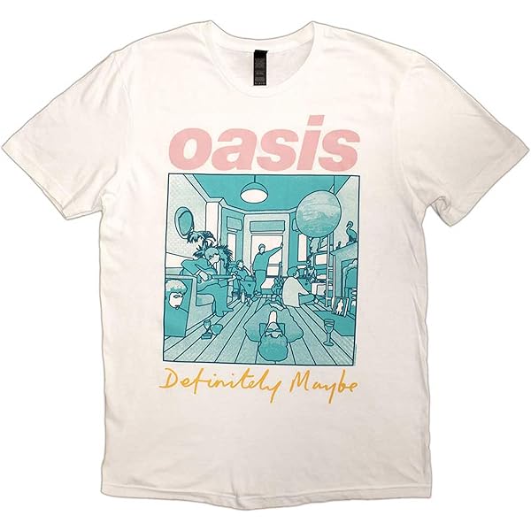 Amplified Unisex Adult 1995 Tour Stripes Oasis T-Shirt (XS