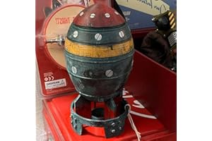 StyBtt Caja de Almacenamiento de Bombas, Mini Nuke Bomb Box, Escultura de Cohete de Resina 3D, Mini Caja de Almacenamiento Decoración