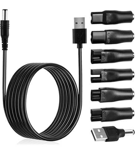 Amzpas Cable Tondeuse Compatible Avec Chargeur Pour Philips