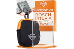 ‎WHEELOO Wheeloo Bosch Intuvia 100 Displayschutz Set I E-Bike Schutzhülle transparent & wasserabweisend I Ebike Display Schutz E Bike Abdeckung