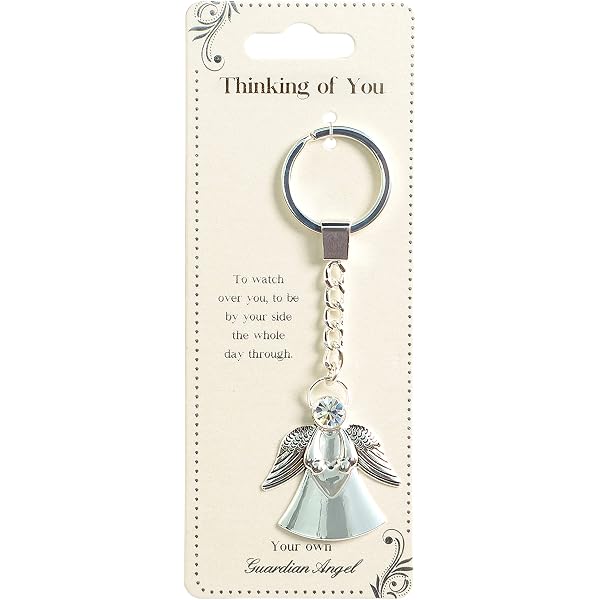 Gold Angel Wing Sparkling Charm Keychain – Cute Bling Keychain For Women, Gifts For Teens - View #3