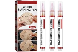 Bavokon 6 Scorch Marker Für Holz Und Handwerk,Brandmalerei Scorch Marker Holzbrennwerkzeug Brennstift Für Holz,Holzbrennstift Set,Holzbrenner,Ungiftige Chemische Holzverbrennung Branding Eisen Stift