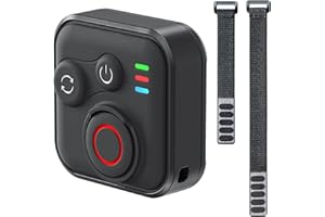 Bluetooth Fernbedienung für Insta360 X5/X4/X3/Ace Pro 2/Ace Pro/GO3S/GO3/GoPro Hero 13/12/11/IOS/Android Smartphone Kameras Zubehör 50m Reichweite Wasserdicht 96h Ausdauer Schnelles Laden BT5.1 Type-C