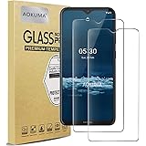 AOKUMA Nokia 5.3/Nokia 2.4 Tempered Glass Screen Protector, [2 Pack] Premium Quality Guard Film, Case Friendly, Comfortable R