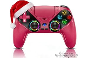Lapezei Wireless Controller für PS5 Pro/Slim/PC Turbo Macro 6-Axis Motion/Turbo/Dual Vibration Function