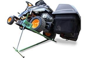 SECURA Rasentraktor-Heber 400KG kompatibel mit Rasentraktor Aufsitzmäher Hebebühne Traktor