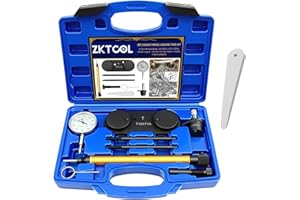 ZKTOOL 8pcs Kit d'outil de réglage de chaîne de Distribution Moteur, Compatible avec Audi VW 1.2 1.4 1.6 FSI TFSI, OEM T10171A T10170, Outils de Verrouillage d'arbre à Came et Vilebrequin