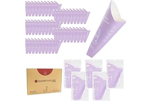 EVE Coni per Pipì Donna USA e Getta – Orinatoio Portatile Femminile in Cartoncino Compostabile BPA Free, Igienico e Facile da Usare in Viaggio