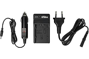 vhbw caricabatterie compatibile con Panasonic HDC-HS9, HDC-SD1, HDC-SDT750, HDC-SX5 batterie di videocamera, reflex - Stazione di ricarica