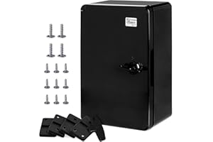 BOXEXPERT Custodia in plastica ABS, IP65, custodia a parete, custodia vuota, 300x200x130mm, nero, custodia serie Fleet