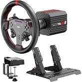 PXN VD6 Bundle: Racing Wheel and Pedals, 6 Nm Direct Drive Force Feedback | Servo Motor, W AS Direksiyon, Hall Etkisi 2-Pedal